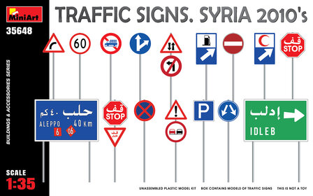MiniArt 35648 - Traffic Signs Syria 2010&rsquo;s - 1:35