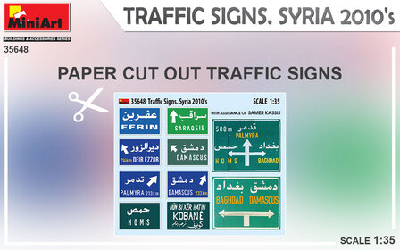 MiniArt 35648 - Traffic Signs Syria 2010&rsquo;s - 1:35