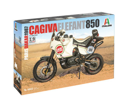 Italeri 4643 - Cagiva Elefant 850 Paris Dakar 1987 - 1:9