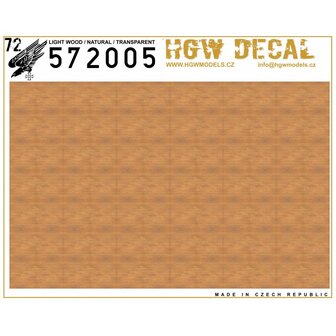 HGW Models  572005 Light Wood