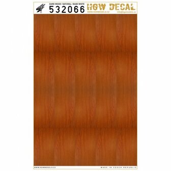 HGW Models 532066 Dark Wood - Natural - Base White