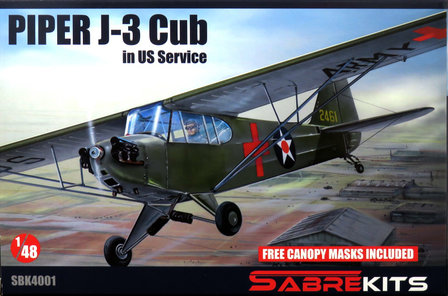 Sabre Kits SBK4001 Piper J-3 Cub in Us Service