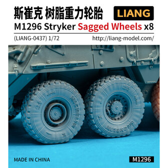 LIANG-0437 - M1296 Stryker Sagged Wheels x8 - 1:72