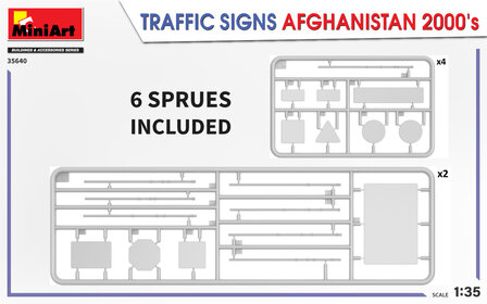 MiniArt 35640 - Traffis Signs Afghanistan 2000&rsquo;s - 1:35