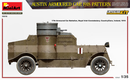 MiniArt 39016 - Austin Armoured Car 1918 Pattern Ireland 1919-21. British Service  Interior Kit - 1:35