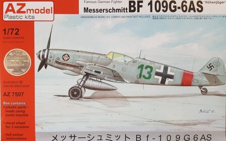 AZ Model AZ 7507 Messerschmitt BF 109G-6AS &quot;H&ouml;henj&auml;ger&quot;