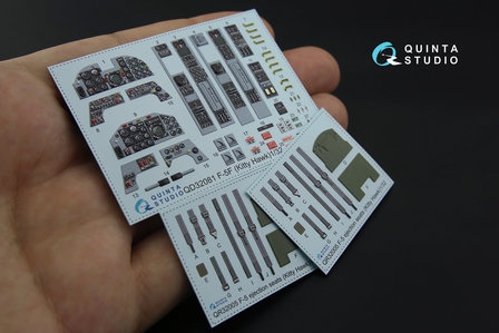 Quinta Studio QD32081 - F-5F 3D-Printed &amp; coloured Interior on decal paper (for KittyHawk kit) - 1:32