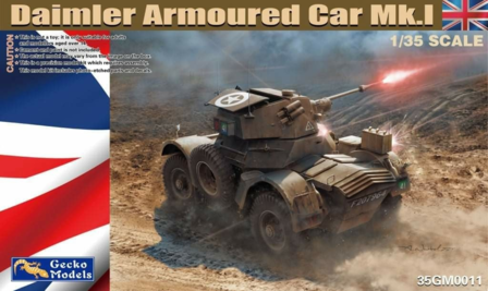 Gecko Models 35GM0011 - Daimler Armoured Car Mk.I - 1:35