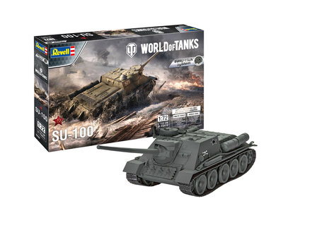 Revell 03507 - SU-100 &quot;World of Tanks&quot; (easy-click) - 1:72