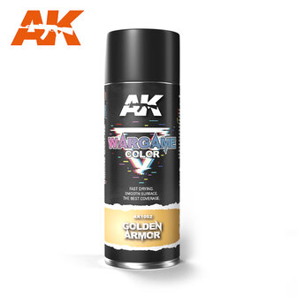 AK1052 - Wargame Color - Golden Armor Spray - [ AK Interactive ]