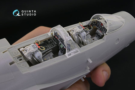 Quinta Studio QD32035 - F-4C 3D-Printed &amp; coloured Interior on decal paper (for Tamiya kit) - 1:32