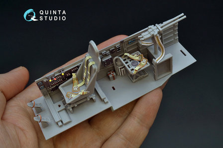 Quinta Studio QD32087 - Ju87 D/G 3D-Printed &amp; coloured Interior on decal paper (for Trumpeter kit) - 1:32
