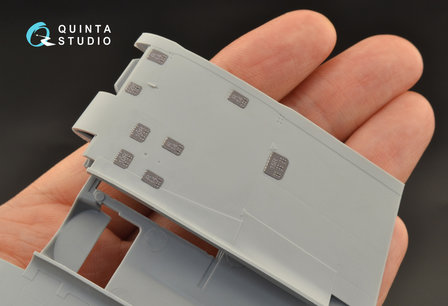 Quinta Studio QP48005 - IL-2 (single seater) lights, hatches and panels (for Zvezda kit) - 1:48