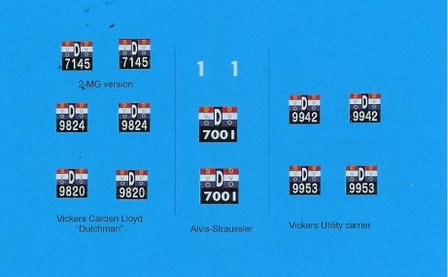 Black Lion Decals 35012 Dutch East Indies Army nr. 1: 1941