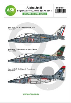ASK 200-D48023 Alpha Jet E Belgian Air Force, Arme&eacute; de l&#039;air Part 1