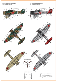 Clear Prop Models CPD72003 - A5M2b Claude (early version) decal set - 1:72