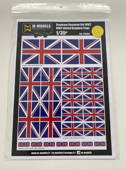 M-Models NT0007 - WW2 United Kingdom Flags (Clean version)