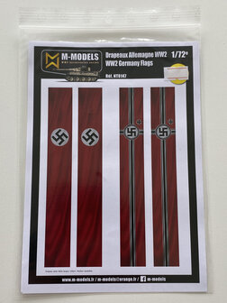 M-Models NT0147 WW2 German Flags (Dirty version in motion)