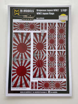 M-Models NT0142 WW2 Japan Flags (Dirty version in motion)