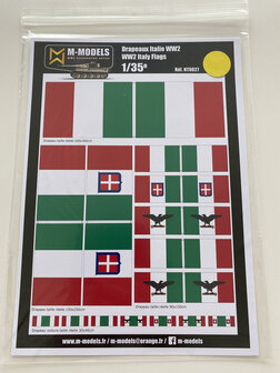 M-Models NT0027 WW2 Italy Flags (Clean version)