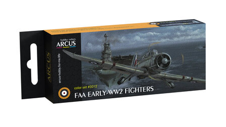 Arcus Hobby Colors 3012 - FAA Early-WW2 Fighters - Paint Set
