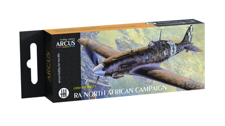 Arcus Hobby Colors 4011 - RA North African Campaign - Paint Set