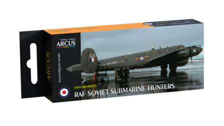 Arcus Hobby Colors 3052 - RAF Soviet submarine Hunters  - Paint Set