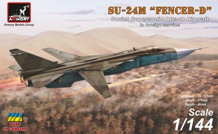 Armory AR14703 - Sukhoj Su-24M Fencer in foreign service: Algeria, Iran, Iraq, Lybia, Syria - 1:144