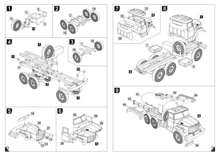 Armory AR14803 - ATZ-4-131 fuel refueller on ZiL-131 chassis - 1:144