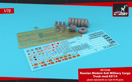 Armory AR72448-R - Russian Modern 6x6 Military Cargo Truck mod.43114, LIMITED EDITION - 1:72