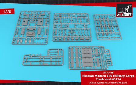 Armory AR72448-R - Russian Modern 6x6 Military Cargo Truck mod.43114, LIMITED EDITION - 1:72