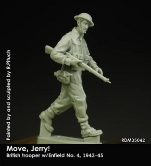 RDM35042 - Britisch/Commonwealth trooper, 1943-45 (Move, Jerry!)  - 1:35 - [RADO Miniatures]