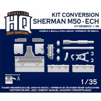 HQ35108 - Sherman M50 - ECH (Kit Conversion) - 1:35 - [HQ - Modeller`s Head Quarters]