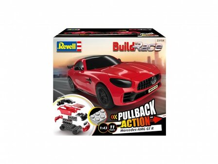 Revell 23154 - Build &#039;n Race Mercedes-AMG GT R - Red - 1:43