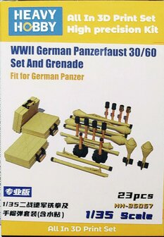 Heavy Hobby HH-35057 - Panzerfaust 30/60 Set And Grenade - 1:35