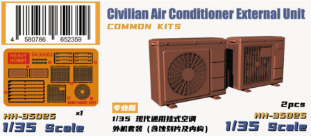 Heavy Hobby HH-35025 - Civilian Air Conditioner External Unit - 1:35