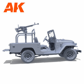 AK35002 - FJ43 Pickup with DShKM - 1:35 - [AK Interactive]