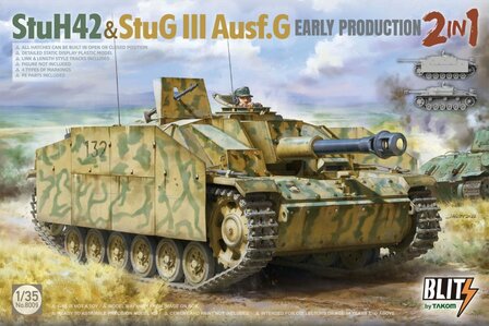 Takom 8009 StuH42 & StuG III Ausf.G Early
