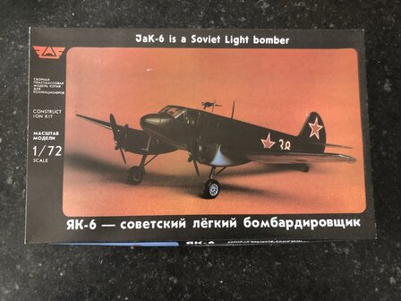 Alfa 2 - Jak-6 is a Soviet Light bomber - 1:72