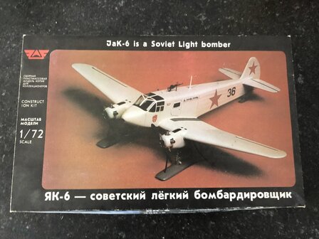Alfa 3 - Jak-6 is a Soviet Light bomber - 1:72