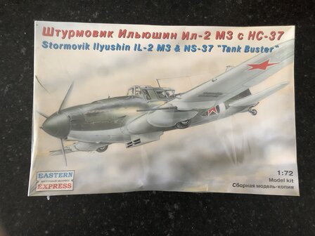 Eastern Express 72217 - Stormovik Ilyushin Il-2 M3 &amp; NS-37 &quot;Tank Buster&quot; - 1:72