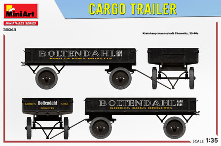 MiniArt 38043 - German Cargo Trailer - 1:35