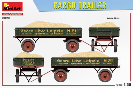 MiniArt 38043 - German Cargo Trailer - 1:35