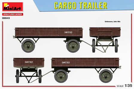 MiniArt 38043 - German Cargo Trailer - 1:35