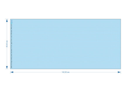 Quinta Studio QRV-016 - Single riveting rows (rivet size 0.15 mm, gap 0.6 mm), White color, total length 6.2 m/20 ft - 1:48