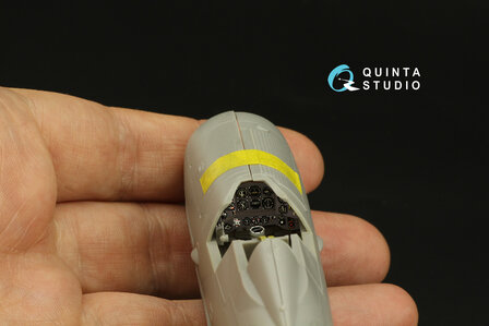 Quinta Studio QD48312 - Gloster Gladiator MKII 3D-Printed &amp; coloured Interior on decal paper (for Roden kit) - 1:48