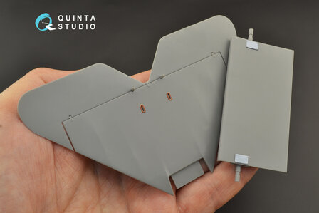 Quinta Studio QD24001 - Fokker Dr.1 3D-Printed &amp; coloured Interior on decal paper (for Meng kit) - 1:24