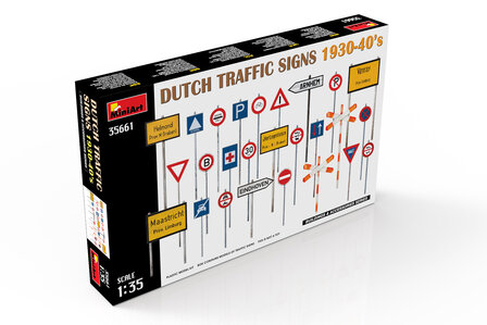 MiniArt 35661 - Dutch Traffic Signs 1930-&#039;40&#039;s - 1:35