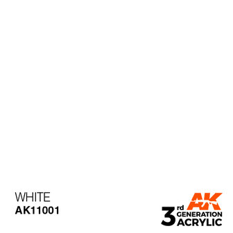 AK11001 - White  - Intense - 17 ml - [AK Interactive]