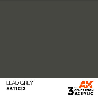AK11023 - Lead Grey  - Acrylic - 17 ml - [AK Interactive]